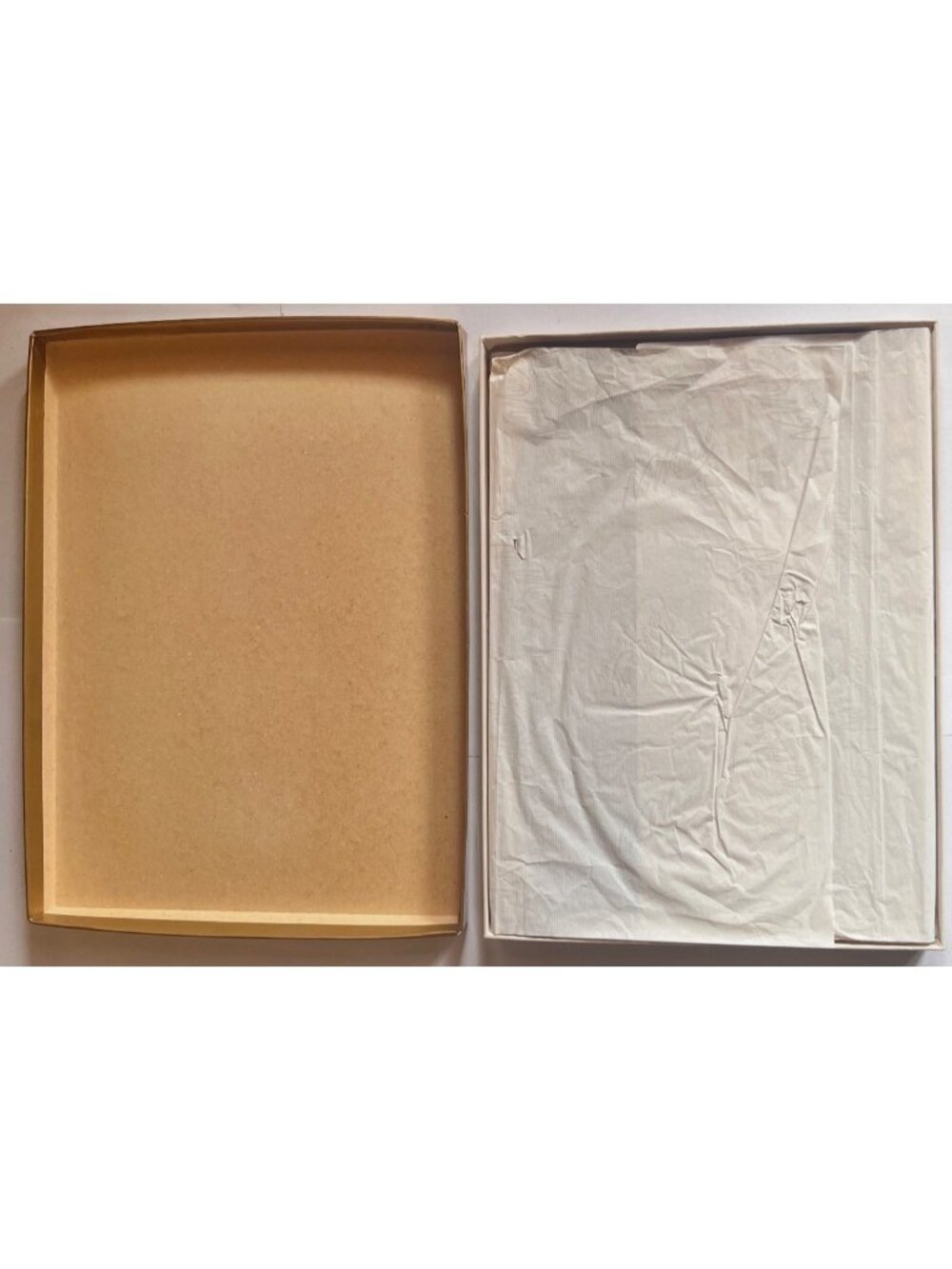 No Mend Lined Stockings 8.5 S Orig Box Tissue Foil Illustrations 2 Pair LN 1950s - Picture 6 of 15